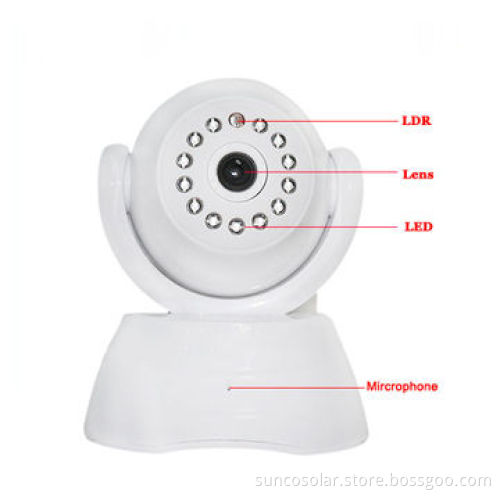 CCTV Dome camera, supports motion detection and FTP upload, E-mail alarm